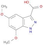 1H-Indazole-3-carboxylic acid, 5,7-dimethoxy-