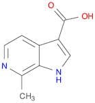1H-Pyrrolo[2,3-c]pyridine-3-carboxylic acid, 7-methyl-