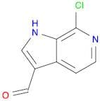 1H-Pyrrolo[2,3-c]pyridine-3-carboxaldehyde, 7-chloro-