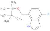 1H-Indole, 7-[[[(1,1-dimethylethyl)dimethylsilyl]oxy]methyl]-4-fluoro-
