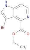1H-Pyrrolo[3,2-c]pyridine-4-carboxylic acid, 3-bromo-, ethyl ester