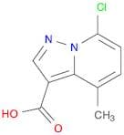 Pyrazolo[1,5-a]pyridine-3-carboxylic acid, 7-chloro-4-methyl-