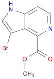 1H-Pyrrolo[3,2-c]pyridine-4-carboxylic acid, 3-bromo-, methyl ester