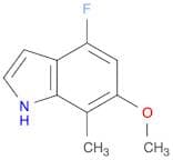1H-Indole, 4-fluoro-6-methoxy-7-methyl-