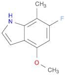 1H-Indole, 6-fluoro-4-methoxy-7-methyl-