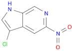 1H-Pyrrolo[2,3-c]pyridine, 3-chloro-5-nitro-