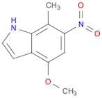 1H-Indole, 4-methoxy-7-methyl-6-nitro-