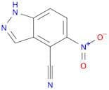 1H-Indazole-4-carbonitrile, 5-nitro-