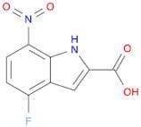 4-Fluoro-7-nitro-1H-indole-2-carboxylic acid