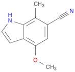 1H-Indole-6-carbonitrile, 4-methoxy-7-methyl-