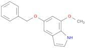 1H-Indole, 7-methoxy-5-(phenylmethoxy)-