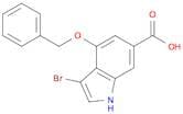 1H-Indole-6-carboxylic acid, 3-bromo-4-(phenylmethoxy)-
