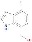 (4-fluoro-1H-indol-7-yl)methanol