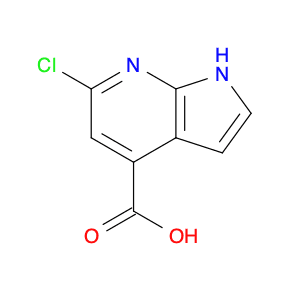 1H-Pyrrolo[2,3-b]pyridine-4-carboxylic acid, 6-chloro-