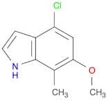 1H-Indole, 4-chloro-6-methoxy-7-methyl-