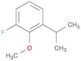 Benzene, 1-fluoro-2-methoxy-3-(1-methylethyl)-