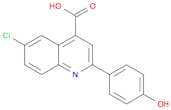 6-Chloro-2-(4-hydroxyphenyl)quinoline-4-carboxylic acid
