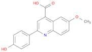 4-Quinolinecarboxylic acid, 2-(4-hydroxyphenyl)-6-methoxy-