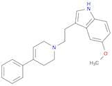 1H-Indole, 3-[2-(3,6-dihydro-4-phenyl-1(2H)-pyridinyl)ethyl]-5-methoxy-