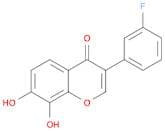 4H-1-Benzopyran-4-one, 3-(3-fluorophenyl)-7,8-dihydroxy-
