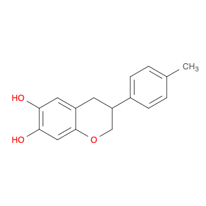 2H-1-Benzopyran-6,7-diol, 3,4-dihydro-3-(4-methylphenyl)-