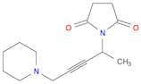 2,5-Pyrrolidinedione, 1-[1-methyl-4-(1-piperidinyl)-2-butyn-1-yl]-