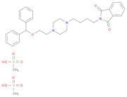1H-Isoindole-1,3(2H)-dione, 2-[4-[4-[2-(diphenylmethoxy)ethyl]-1-piperazinyl]butyl]-, dimethanesul…