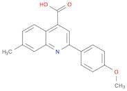 4-Quinolinecarboxylic acid, 2-(4-methoxyphenyl)-7-methyl-