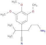 Benzeneacetonitrile, α-(3-aminopropyl)-3,4,5-trimethoxy-α-(1-methylethyl)-