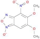2,1,3-Benzoxadiazole, 5,6-dimethoxy-4-nitro-, 1-oxide