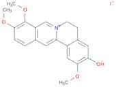 Dibenzo[a,g]quinolizinium, 5,6-dihydro-3-hydroxy-2,9,10-trimethoxy-, iodide (9CI)