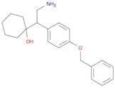 1-(2-Amino-1-(4-(benzyloxy)phenyl)ethyl)cyclohexanol
