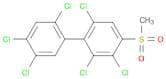 1,1'-Biphenyl, 2,2',3,4',5',6-hexachloro-4-(methylsulfonyl)-