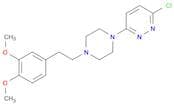 Pyridazine, 3-chloro-6-[4-[2-(3,4-dimethoxyphenyl)ethyl]-1-piperazinyl]-