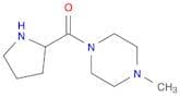 1-Methyl-4-(pyrrolidin-2-ylcarbonyl)piperazine