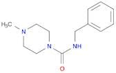 1-Piperazinecarboxamide, 4-methyl-N-(phenylmethyl)-