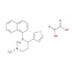 3-Thiophenepropanamine, N,N-dimethyl-γ-(1-naphthalenyloxy)-, ethanedioate (1:1)