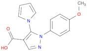 1-(4-Methoxyphenyl)-5-(1h-pyrrol-1-yl)-1h-pyrazole-4-carboxylic acid