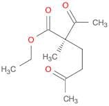 Hexanoic acid, 2-acetyl-2-methyl-5-oxo-, ethyl ester, (2R)-