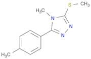 4H-1,2,4-Triazole, 4-methyl-3-(4-methylphenyl)-5-(methylthio)-