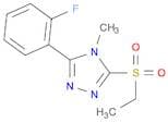 4H-1,2,4-Triazole, 3-(ethylsulfonyl)-5-(2-fluorophenyl)-4-methyl-