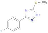 1H-1,2,4-Triazole, 3-(4-fluorophenyl)-5-(methylthio)-