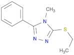 4H-1,2,4-Triazole, 3-(ethylthio)-4-methyl-5-phenyl-