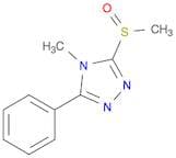 4H-1,2,4-Triazole, 4-methyl-3-(methylsulfinyl)-5-phenyl-