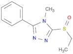 4H-1,2,4-Triazole, 3-(ethylsulfinyl)-4-methyl-5-phenyl-