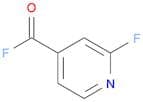4-Pyridinecarbonyl fluoride, 2-fluoro-