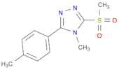 4H-1,2,4-Triazole, 4-methyl-3-(4-methylphenyl)-5-(methylsulfonyl)-