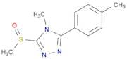 4H-1,2,4-Triazole, 4-methyl-3-(4-methylphenyl)-5-(methylsulfinyl)-