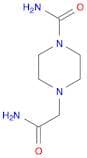 1-Piperazineacetamide, 4-(aminocarbonyl)-