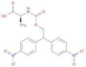 L-Alanine, N-[[2,2-bis(4-nitrophenyl)ethoxy]carbonyl]-
